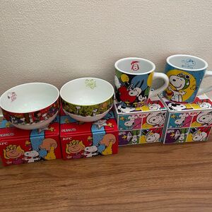 マグカップ スヌーピー ペアカップ　ケンタッキースタッキングボウル　KFC スープボウル　食器セット　ケンタ　SNOOPY