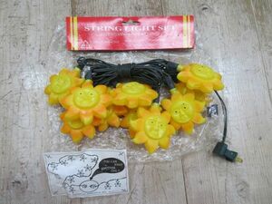 [ unused ] 1980-90 period sun illumination light for searching = Showa Retro / -stroke ring light / Halloween / Christmas / party /D1008