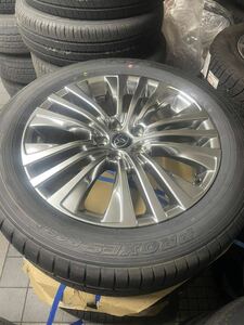 トヨタ 80系 ハリアー Zレザーパッケージ純正 225/55R19 ホイールタイヤセット　トーヨー プロクセス 19インチ 未装着　未走行　送料込