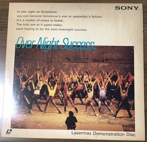 * not for sale /LD( laser disk )SONY/ over * Night *sakses/Over Night Success