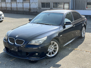 車体のみ販売可能★車検受渡も相談ください★2007年 BMW 530i MスポーツPKG サンルーフ 黒レザーPシート★要状態確認