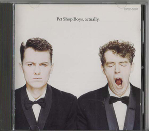 ★Pet Shop Boys ペット・ショップ・ボーイズ｜Actually 哀しみの天使｜とどかぬ想い Rent｜CP32-5507｜1987/09/25