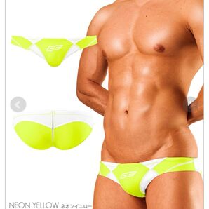 GX3 ジーバイスリーGLOSS NEON ビキニ スイムウェア イエロー XXL サイズ k1671c