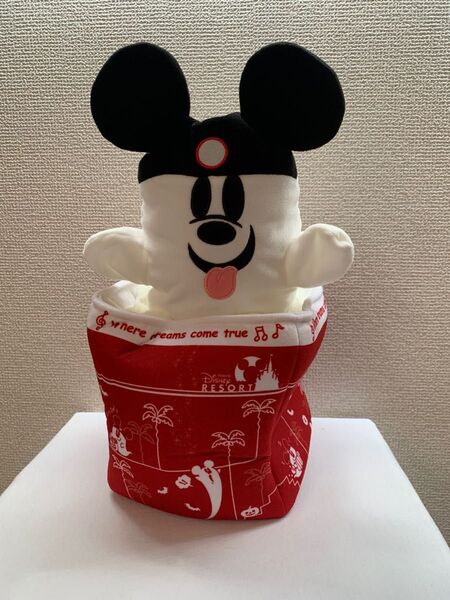 タグ付き未使用 ディズニーリゾート ハロウィン おばけちゃん パペット ぬいぐるみ ポップコーン
