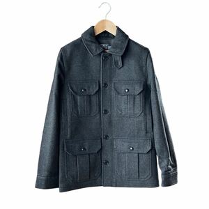 【美品】J.CREW Jクルー irvine jacket アーバインジャケット ウールハンティングジャケット マッキーノクルーザー型 XS（S相当） カーキ