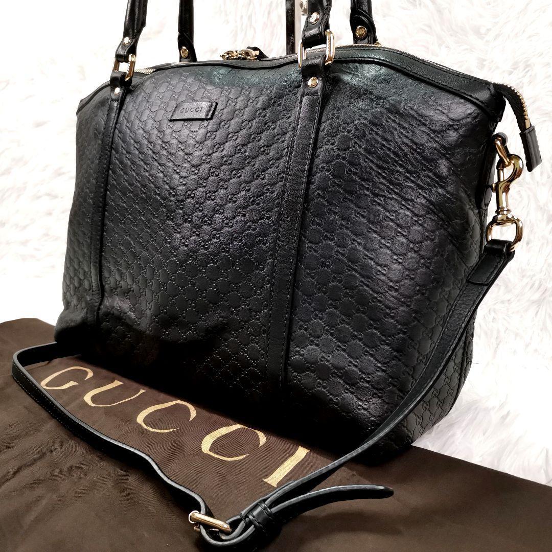 美品 2way◎GUCCI マイクロシマ GG柄 オフィディア ハンドバッグ-