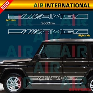 ◇’23【AIR int'l製品】Mercedes-Benz『AMG』ゲレンデ G63 サイド デカール ステッカー 7色選択可能　左右2枚set（メルセデス　ベンツ）