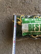 N レジャ上】ゴルフ 練習用パット 2種類セット パター用/ショット用 ターンパット-S BEST SHOT ゴルフマット 素振り スイング 人工芝 現状_画像7