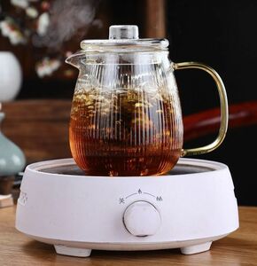 ポカロティー 耐ガラス ガラス急須 ティーポット耐熱ガラス 透明 煎茶道具 茶器 煎茶器 茶壷 茶道 直火対応 ガラスやかん 紅茶 blch37