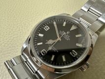 極上　ロレックス ROLEX エクスプローラー1 黒文字盤 114270 メンズ腕時計 F番_画像3