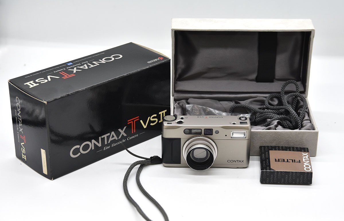 Yahoo!オークション -「contax tvs ii」(フィルムカメラ) (カメラ