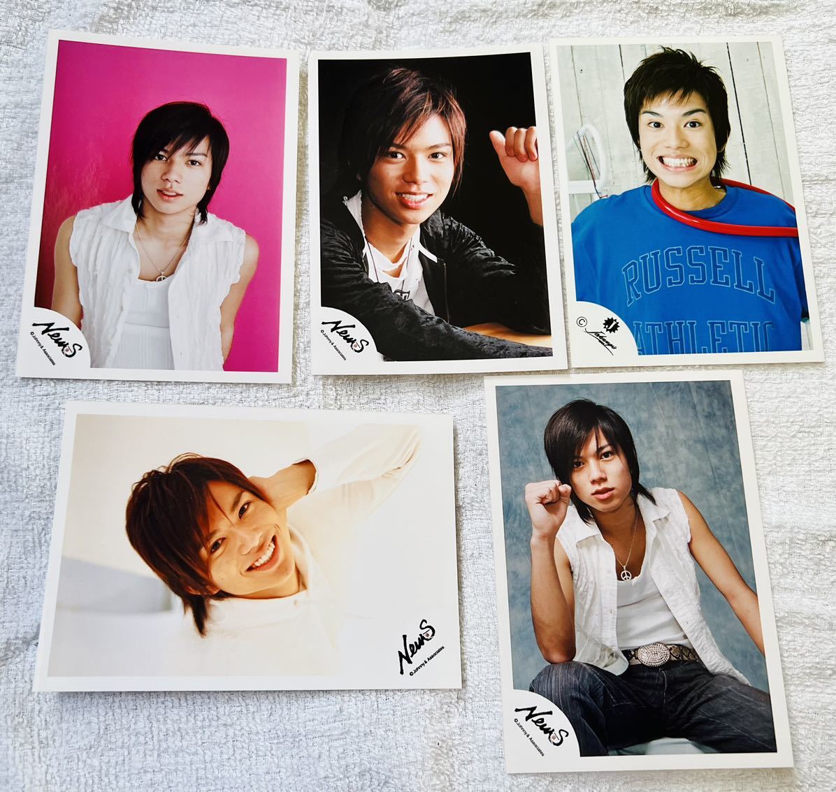 NewS News Conjunto de fotos originales oficiales de Johnnys Seisuke Kato de 5 fotos oficiales, na línea, NOTICIAS, otros