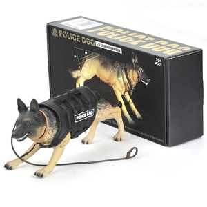 #0546#小さな軍事設定,シミュレーション,ジャーマンシェパード犬の兵士モデル1/6警察の犬のおもちゃ