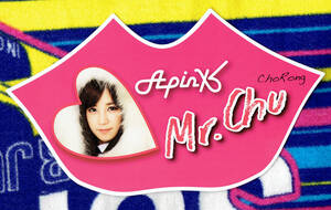 ◆ APINK リリイベ Mr.Chu 手渡しカード チョロン ◆ カードお渡し会 フォトカード 会場限定 大判 Mr Chu