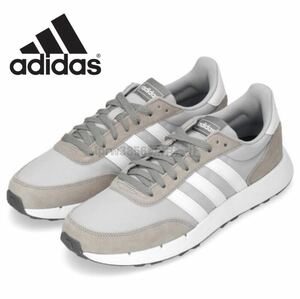 新品未使用 アディダス RUN 60s【26.5cm】スニーカー adidas グレー スエード カジュアル シューズ レトロランニング 靴 5958 RUN60s