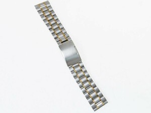 汎用 ステンレス製 腕時計 ベルト ブレスレット バンド Dバックル 交換用 22MM#ミックス