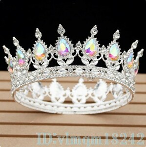 Bt2047:.. Crown wedding jewelry hair ornament accessory color correcting color dress wedding costume Tiara woman 