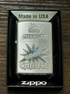 zippo JUGGLER SHELL SILVER 2面加工 ジャグラー シェル 2021年製 silver 特殊加工品 シルバー カラー GO GO CHANCE KITA DENSHI ケース