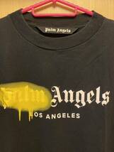 国内正規 21SS Palm Angels パーム エンジェルス LOS ANGELES SPRAYED LOGO TEE ロサンゼルス スプレー ロゴ Tシャツ XL PMAA001S20413055_画像2