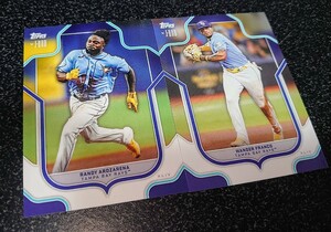 【Topps数量限定品】2023 Topps x Julio Rodrguez WANDER FRANCO RANDY AROZARENA レイズ2枚セット 