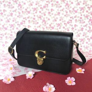 COACH コーチ ストゥディオ ショルダー バッグ　黒　新品