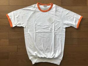 当時物　未使用　デッドストック　Hit Union　ヒットユニオン　半袖Tシャツ　丸首　体操服　品番：585-TC　サイズ：O　　TM9913