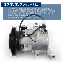 ダイハツ ミラココア L685S エアコンコンプレッサー ACコンプレッサー - KF-V 88320-B2020 88310-B2280 互換品 6ヵ月保証_画像2