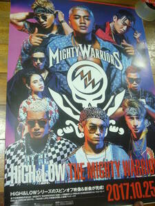 B2大 ポスター HiGH&LOW THE MIGHTY WARRIORS