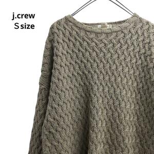 j.crew ニットセーター無地ベージュ　秋冬レディースS　h2