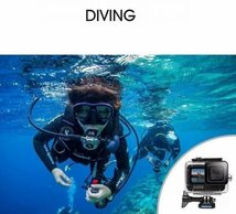 Go Pro HERO 9 Black　対応 40m水深 ダイビング 水中撮影器材 防水防塵保護 ハウジング Go Pro Hero9 アクションカメラ対応 カメラ_画像8