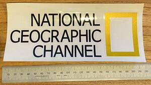 national geographic 透明ステッカー　ナショジオ　ナショナルジオグラフィック　レア　ステッカー