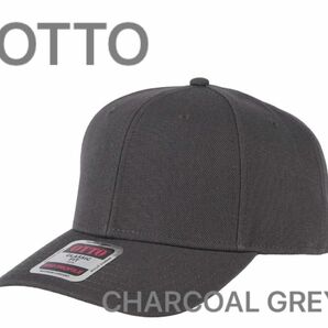 OTTO 6PANEL CLASSIC FIT CAP CHARCOAL GREY 男女兼用 無地