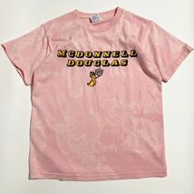 JERZEES ☆ US古着 ピンク タイダイ 半袖 Tシャツ キッズ M 10-12 オシャレ アメカジ アウトドア ファッション 休日 お出かけ 古着■SAP4_画像1