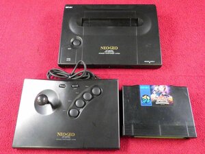 SNK NEO-0 ネオジオ 本体 コントローラ ソフト(真サムライスピリッツ)付き NEOGEO ＊ジャンク品【GH】