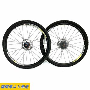 SHIMANO HB-M525/ALEXRIMS 559×17 TD17 ホイール シマノ 前後セット＊委託品【TB】【福岡】