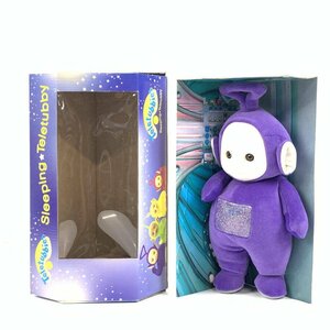 YOUNG EPOCH ティンキーウィンキー Sleeping・Teletubby Tinky Winky テレタビーズぬいぐるみ 全長:約270mm 箱入り＊未使用品