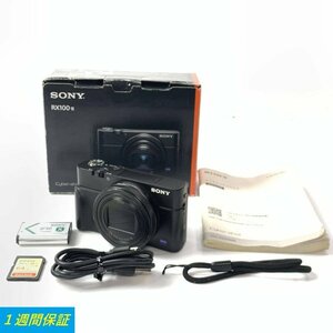 SONY RX100Ⅵ ソニー デジタルスチルカメラ Cyber-shot 元箱/USBケーブル/取説/バッテリー/SDカード他付き●1週間保証【TB】