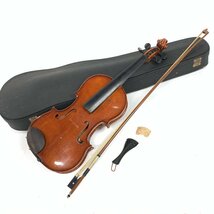 SUZUKI VIOLIN 鈴木バイオリン NO.360 ANNO1973 4/4 バイオリン 弓/テールピース/ブリッジ/ハードケース付き★ジャンク品_画像1