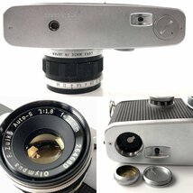 OLYMPUS PEN-FT オリンパス ペン ハーフサイズカメラ　レンズ:Olympus/F.Zuiko Auto-S 1:1,8 f=38mm カバー/ストラップ付き●現状品_画像9
