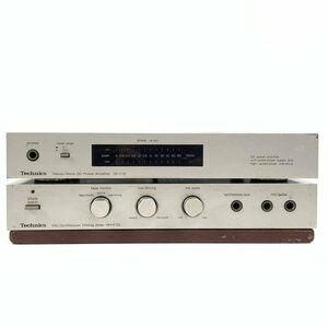 Technics テクニクス SE-C01 42W+42W/8Ω / SH-C02 パワーアンプ/マイクミキサーアンプ◆現状品