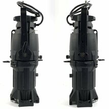 スポットライト 舞台照明 本体サイズ:W約510mm×H/Dとも約220mm 発光部のサイズ:Φ約125mm★ジャンク品【TB】_画像5