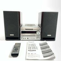 ONKYO FR-N9EX / D-N9EX オンキヨー ミニコンポ　リモコン/取扱説明書付き◆現状品_画像1