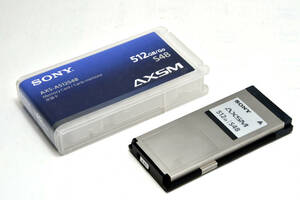 ソニー AXSメモリーカード Aシリーズ　SONY AXS-A512S48　ケース付！　S48シリーズ　512GB　プロ 業務用 ☆★