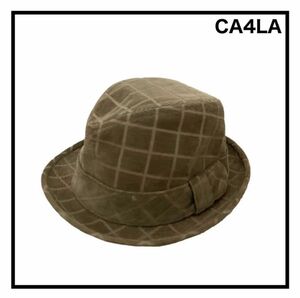 【KNOX】　カシラ　ハット　帽子　メンズ　チェック柄　Sサイズ