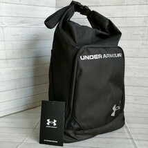 【ブラック】アンダーアーマー　UNDER ARMOUR　シューズバック　シューズケース　ゴルフ　サッカー　テニス　ジム　ダンス　マルチバック_画像2