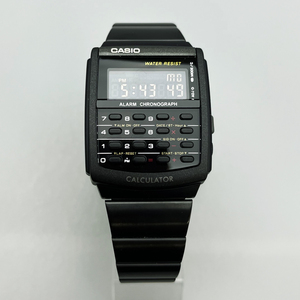 訳有！【CASIO カシオ】希少 レア 正規品 CA-506B-1AJF 新品未使用 デジタル フルブラック カリキュレーター 電卓 ユニセックス チプカシ