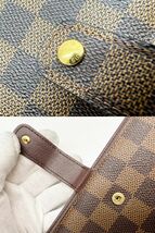 美品　Louis Vuitton　ルイヴィトン　ダミエ　アジェンダMM　システム手帳　B6　バイブル　R20240_画像7