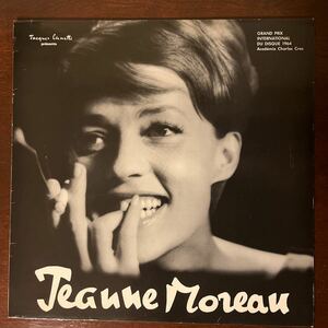 【LP】Jeanne Moreau / Jeanne Moreau Chante 12 Chansons de Cyrus Bassiak ジャンヌ・モロー　検) フランス盤　シャンソン　Miles Davis