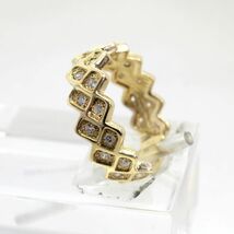 ◎中古美品◎１８金　ダイヤ　0.27ct　リング 　11号_画像2