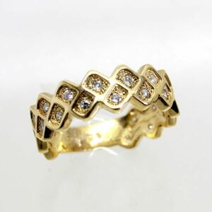 ◎中古美品◎１８金　ダイヤ　0.27ct　リング 　11号